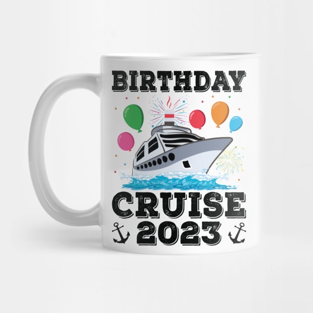 Birthday Cruise Squad Birthday Party Tee Cruise Squad 2023 by Sowrav